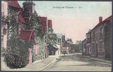 Goring on Thames - 1908 printed postcard