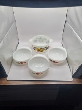 3 Vintage JAJ pyrex cereal