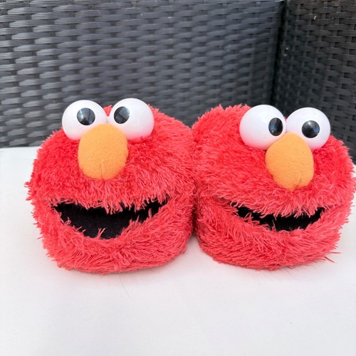 Sesame street elmo red fuzzy - street,
