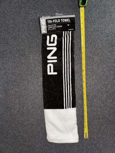 Ping tri fold golf towel - golf,