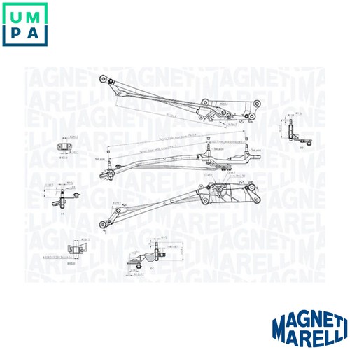 Wiper linkage 085570758010 for - linkage,