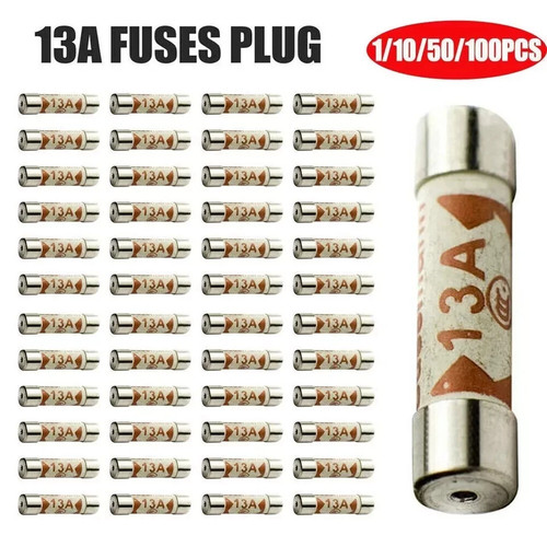 100x 13a plug top fuses - 1–100x,