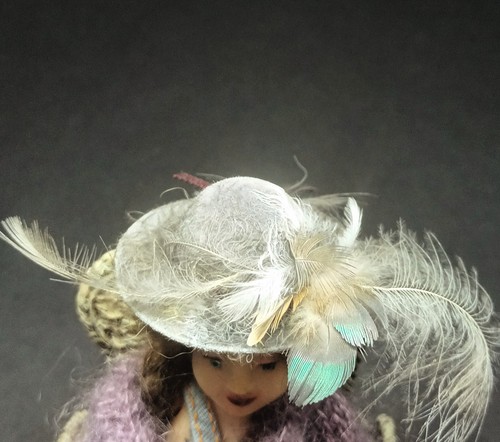 Dolls house miniature hat - house, with