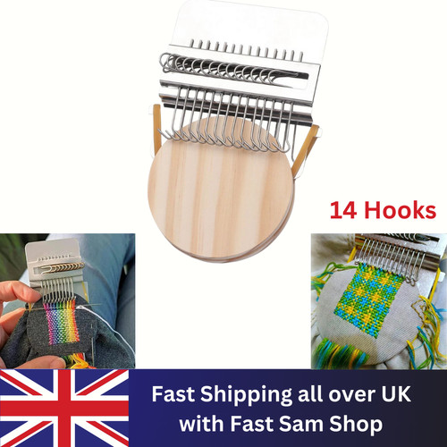 Small loom darning - small,
