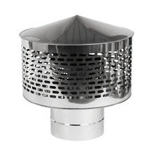 Chimney Spark Arrestor Flue Liner Rain Cap Cowl Duct Pipe Cover Protector