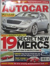 Autocar magazine 10 May 2005 featuring Ferrari, Ascari kz1, Mercedes, Land Rover