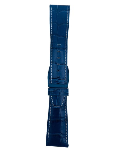 Locman strap with - blue, leather