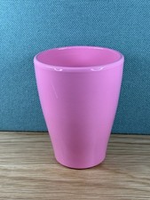 Gorgeous Bright Bubblegum Pink Glossy Ceramic Vase By Scheurich Of Germany 5x4”