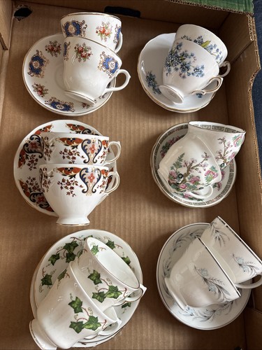 Vintage china cups saucers - china,