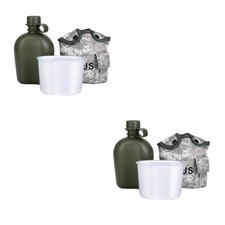 2 Sets  Military Canteen