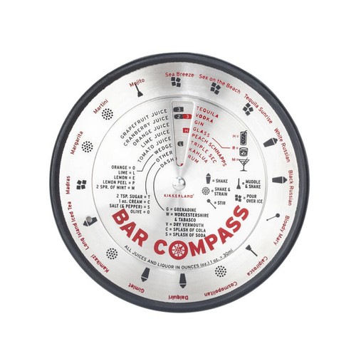 Kikkerland home bar compass - bar,