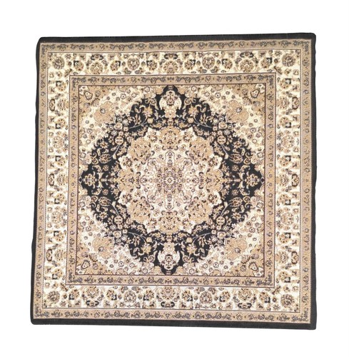 Dolls house square area rug - house,