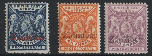 Zanzibar 1896 a - zanzibar, 7½a