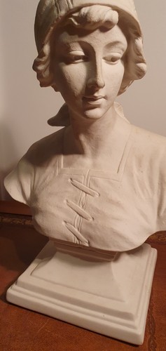 Plaster bust high - plaster,