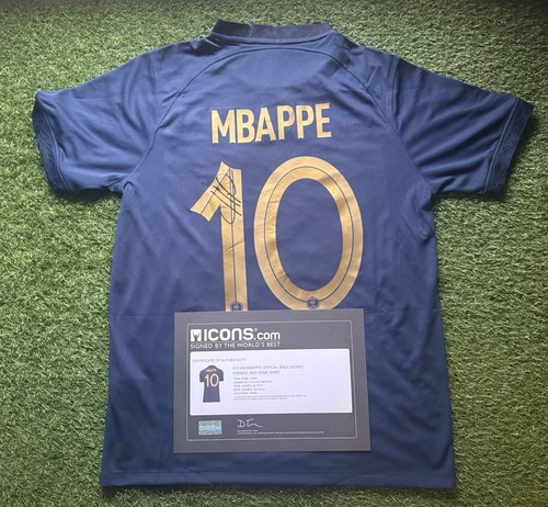 Kylian mbappe jersey signed - mbappe,