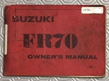 Suzuki FR70 Motorcycle Owners