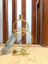 Gold Metal Taper Candle Holder