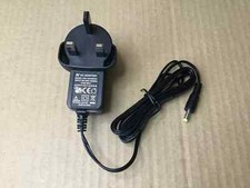 3xUK Plug 12 Volt 1000mA Black Power Supply Adapter Charger - 4.0mm x 1.7mm-1.5M