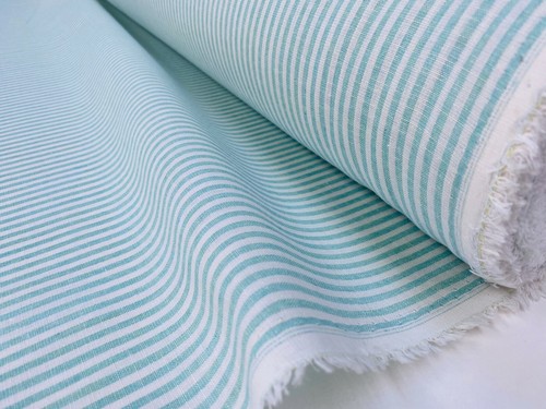 Candy stripe linen fabric - stripe,