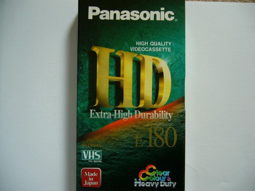 Panasonic vhs blank 180 - hd-vhs,