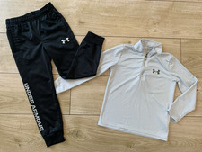 Boys UNDER ARMOUR TRACKSUIT Half Zip Pants (age4-5)
