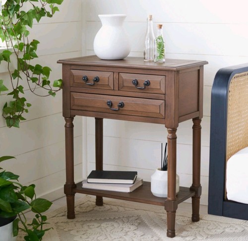 Drawer wood console table - wood,