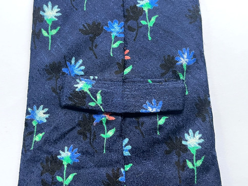 Hilditch key silk tie navy - tie,