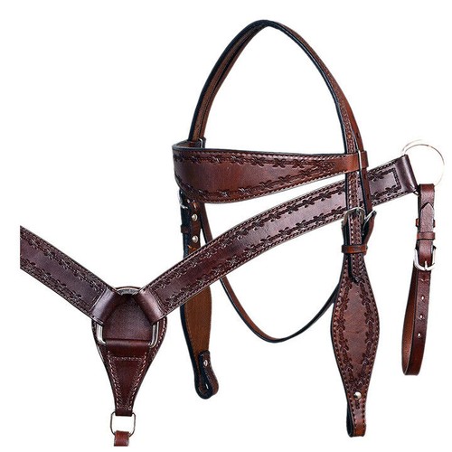 Leather headstalls - , &