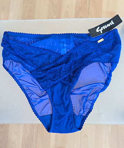 Gossard blue lace brief - gossard,