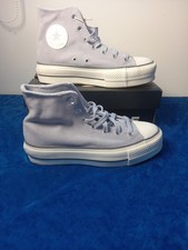 Women’s Converse Chuck Taylor All Star Platfom Lift High Top Blue suede Size 5uk