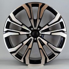 22"x9.5/10.5   black pol 354