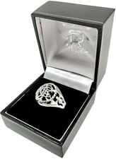 GLASGOW RANGERS FC LICENSED STERLING SILVER CREST RING COMPLETE IN GIFT BOX RFC