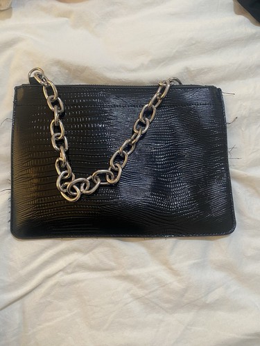 Primark black sparkly clutch - sparkly,