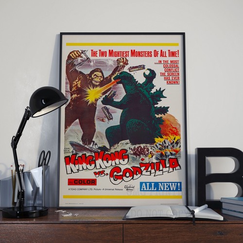 King kong godzilla - godzilla, retro