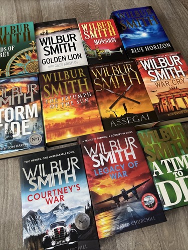 Wilbur smith books lot - smith,