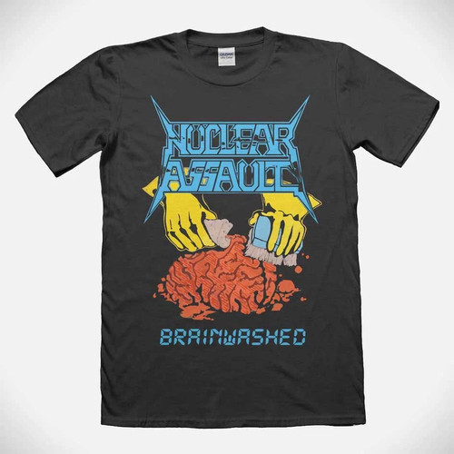 Camiseta nuclear assault - nuclear,