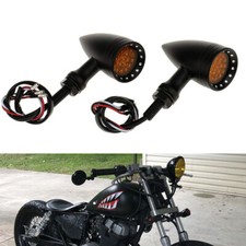 Motorcycle Black Bullet LED