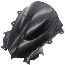 Yamaha YZF R125 Black Double Bubble Windscreen Windshield Screen 2019-2022