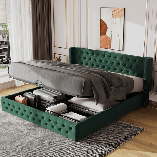 Ottoman bed gas lift storage - ottoman,