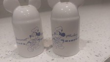 Vintage Salt & Pepper Shaker Gourmet Mickey Mouse Pots Walt Disney Resorts
