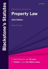 Blackstone's Statutes on