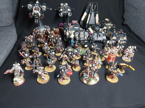 Black templars army - black,