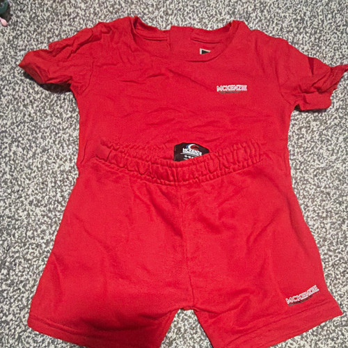 Mckenzie 2pc red cotton jersey - 2pc,