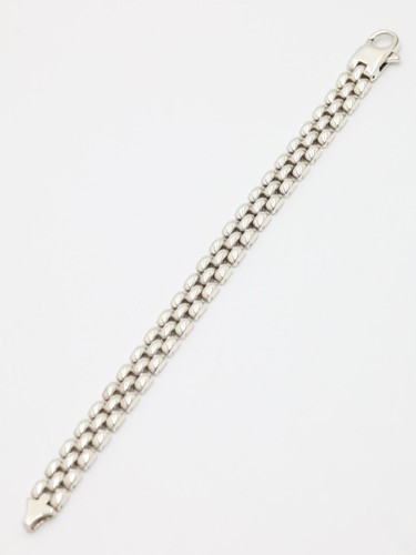 Silver panther link - silver, bracelet