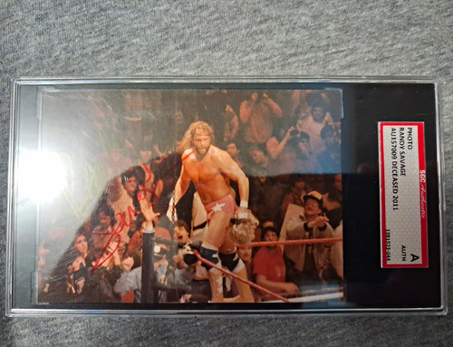 Macho man randy savage - randy, signed