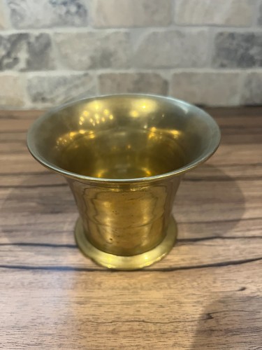 Vintage brass mortar - vintage,