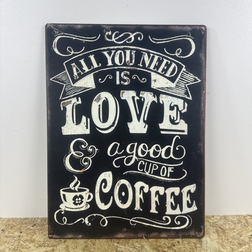 Vintage metal coffee - coffee, wall