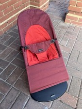 BabyBjorn Bouncer Soft Burgundy - Excellent Condition