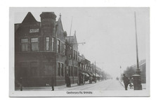 Cleethorpes Road, Grimsby, Lincolnshire, RP Postcard.
