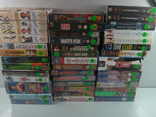 Vhs video movies multi - movies,